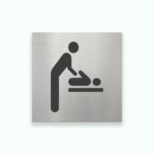 Skötrum 80x80mm - Symbolskylt