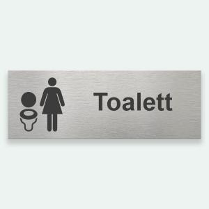 DAM TOA 225x80mm - Symbolskylt