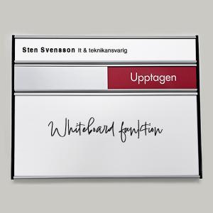 WB-Namnskylt, Ledig/Upptagen - 207x31+31+93mm