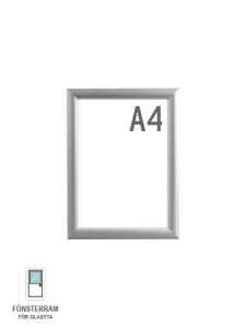 Snäppram, Window Frame A4, 25mm aluminiumprofil