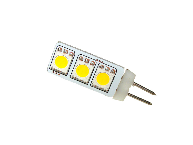 LED-Lampa G4 Platt 0,6W Varmvit