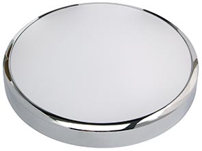 Taklampa Design Round Chrome