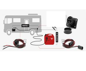 BullPower DC1224 Väggmont, kit+ laddk