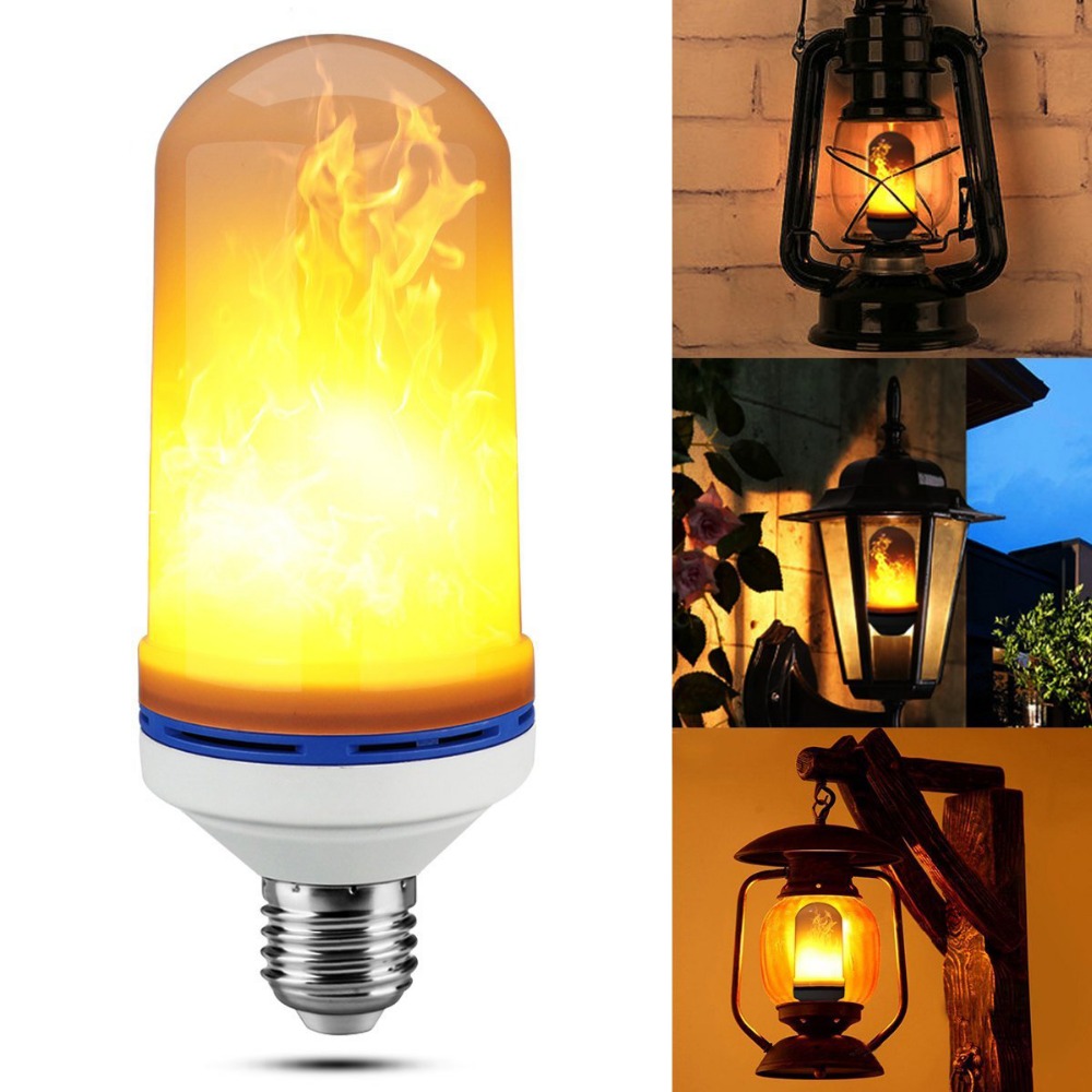Flammande LED-Lampa