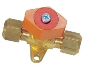 Avstängningsventil med 1 uttag 8 mm