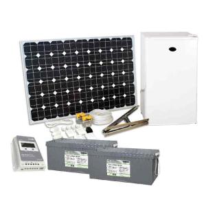Komplett Solpaket 200W 520Ah Kyl