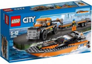 LEGO 60085 Fyrhjulsdriven bil med motorbåt