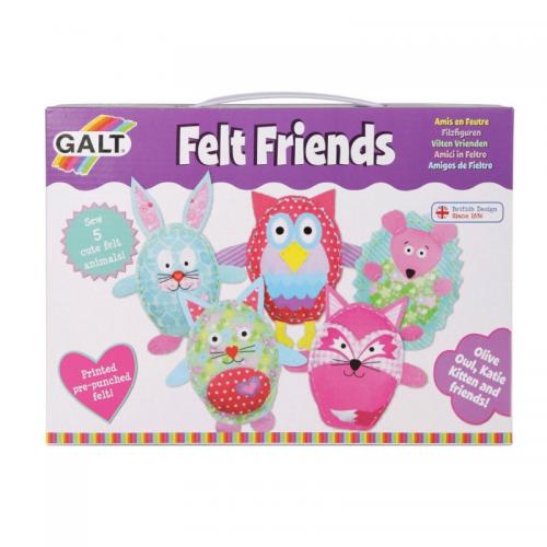 Pyssla och gör dina egna filt vänner från Galt, pyssel för barn i present eller julklapp, kreativa leksaker en uppskattad prenumeration för barn