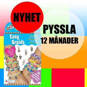 Pyssel prenumeration till barn, en kreativ present eller julklapp till barn som gillar att pyssla, gör armband, hårband, sy och sticka, ansiktsmåla mycket kul med denna prenumeration på leksaker.