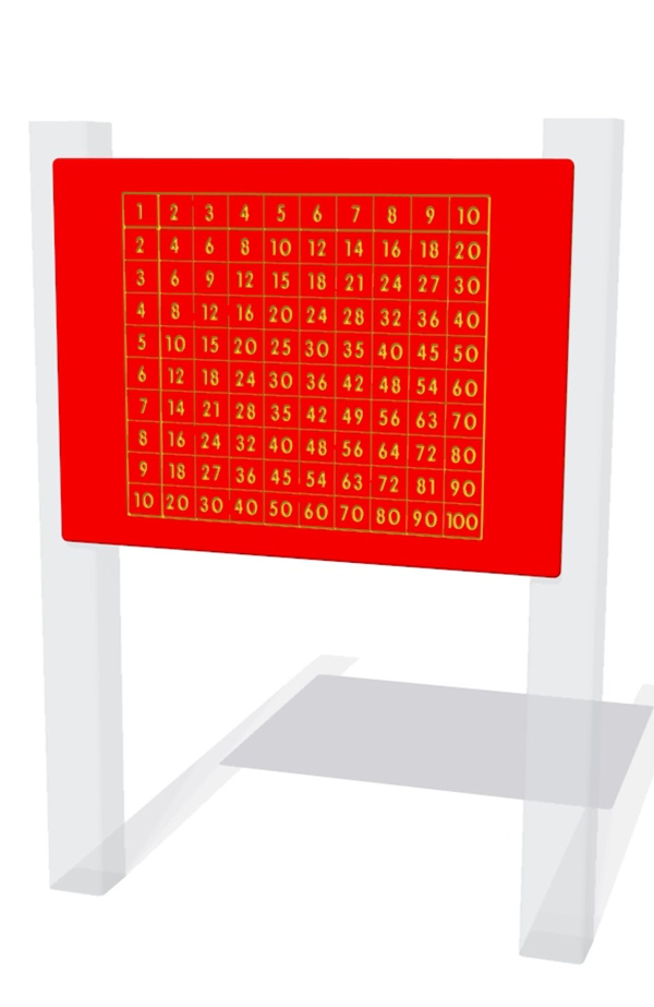 Panel Square Game 100 Square Play Panel