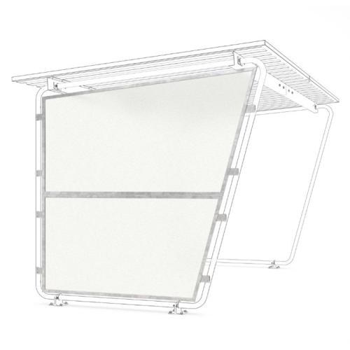 Sidovägg till Cykeltak Siegen