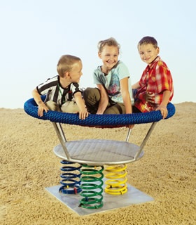 Rocking Fågelbo på fjädrar