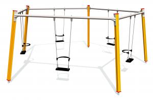 Cirkelgunga 5 platser med sitsar