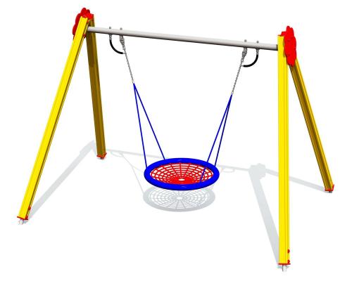 Komlett kompisgunga i Aluminium