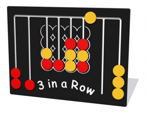 3 in a Row Game Play Panel