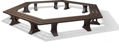 Roncade round bench