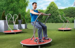 Power bench, sitting