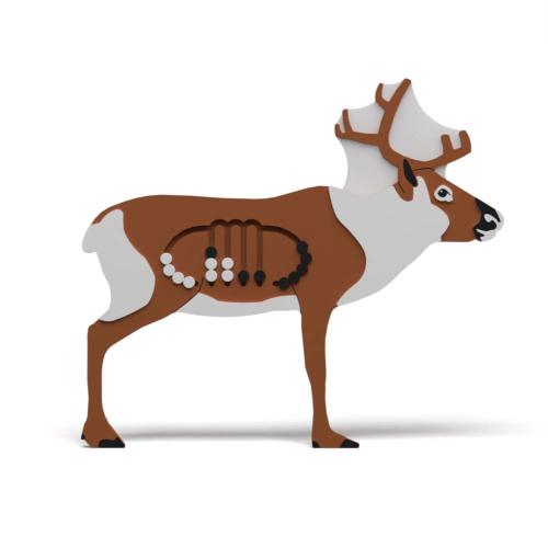 Aktivitetsvägg Ren, "Tre i Rad"