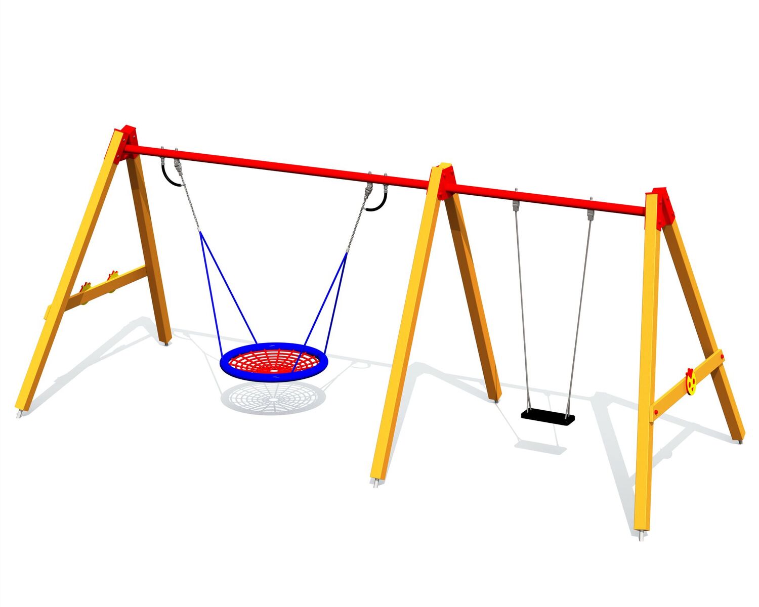 BABY-BIRD med traditionell sits och fågelbogunga