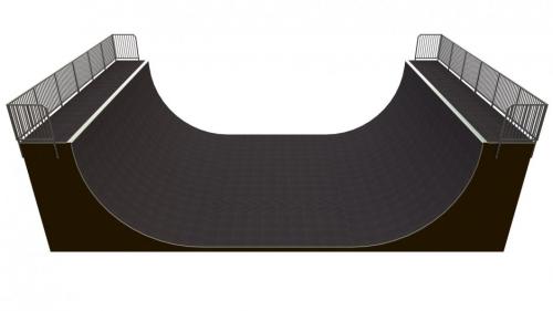 Vert Ramp, H4.0 x W9.0 x L15.0