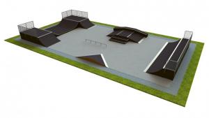 Base skatepark L25 x W13 x H1.2