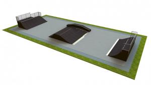 Base skatepark H2.0xW13.0xL26.0m
