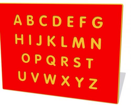 Alphabet Upper Case Play Panel