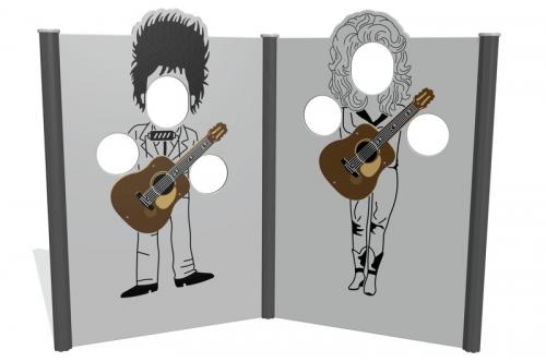 Bob and Dolly Photo Opportunity Panels