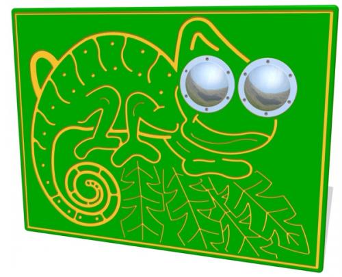 Bug Eyes Chameleon Play Panel