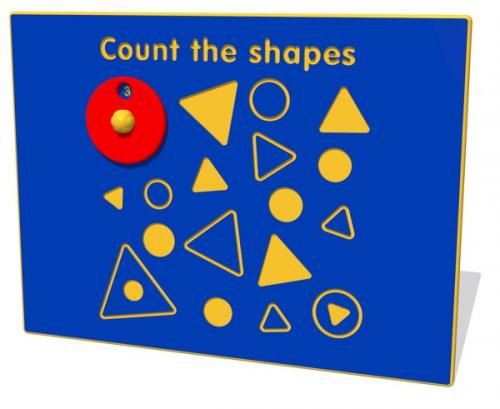 Count the shapes Play Panel