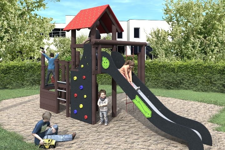 EKO Lekskepp med rutschtorn