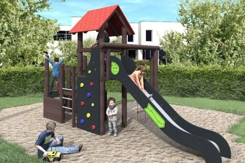 EKO Lekskepp med rutschtorn