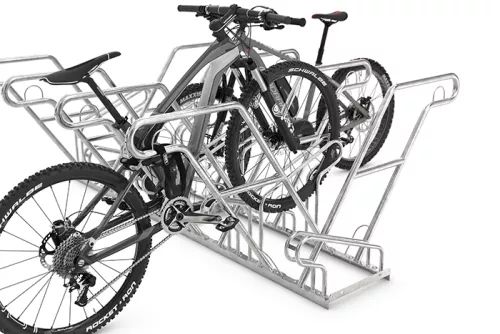 Cykelställ 2600 XBF - med låsbåge, extra brett och dubbelsidigt