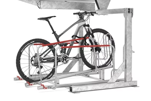 Cykelställ BikeHub - 2-plan, Ensidigt