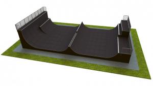Base monolith skatepark H4.0xW12.0xL24.0m