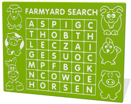 Farmyard Search Play Panel