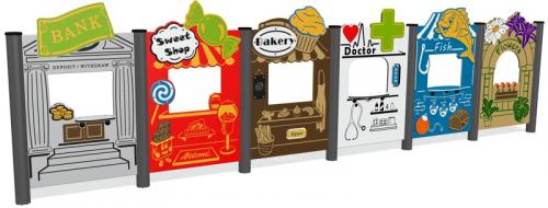 Toy Town Play Panel Set (6 panels)