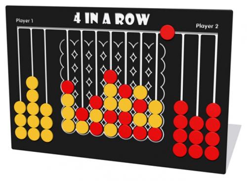 Giant 4 in a Row Game Play Panel