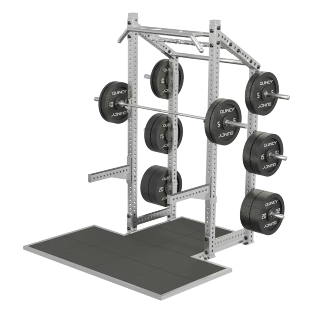 QUINCY CROSS COMPETITION 3/4 POWER RACK + PLATFORM