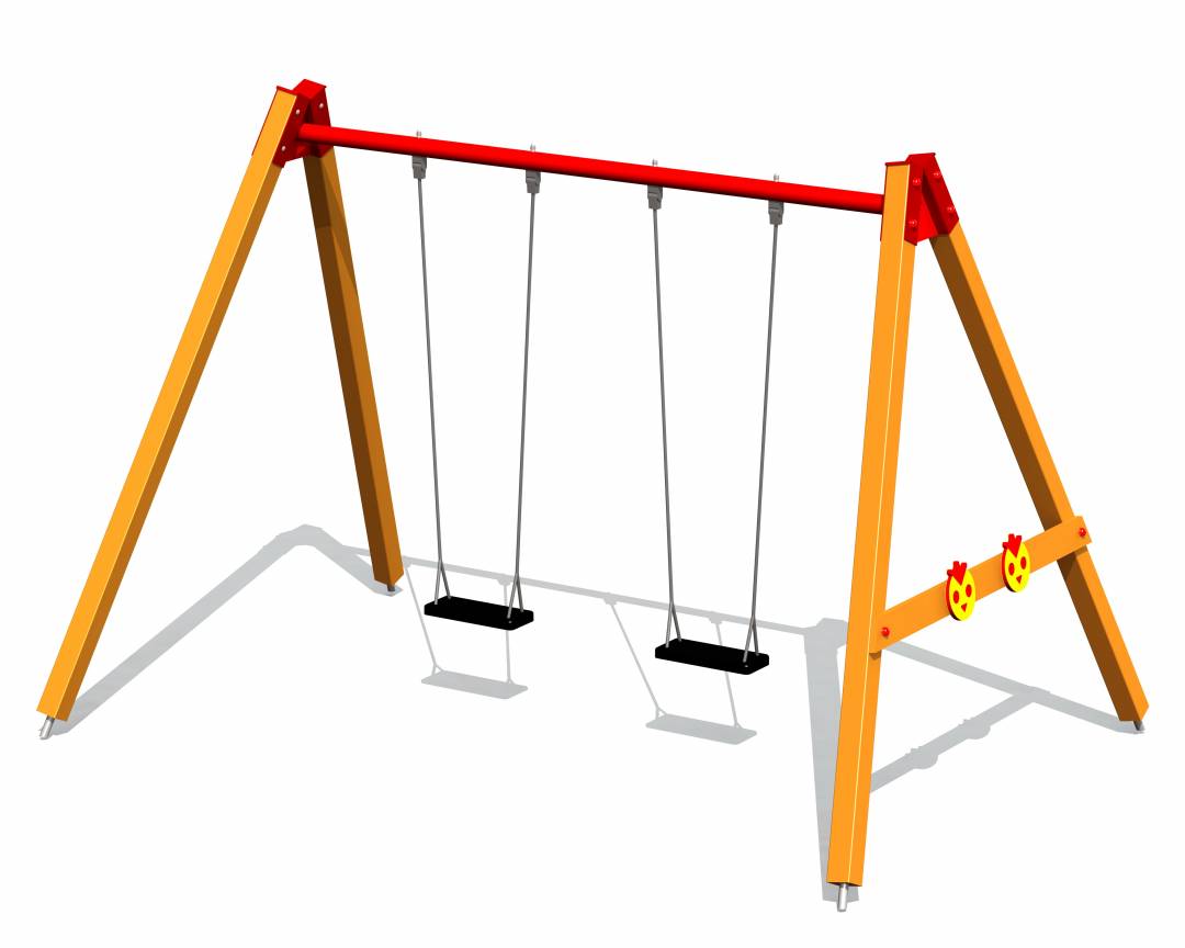 Gungställning BABY BIRD 2 platser