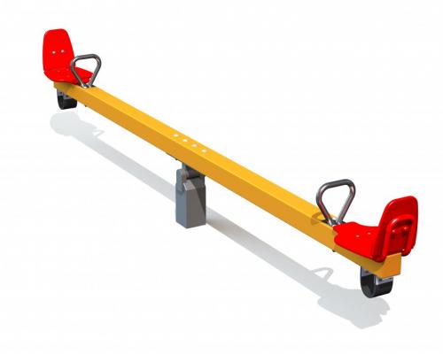 Gungbräda TODDLER 2 platser med ryggstöd