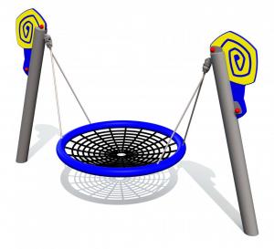 Snigelgungan med kompiskorg