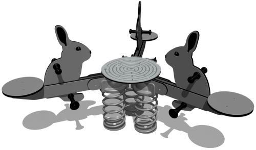 Fjädergunga 'KANINER'