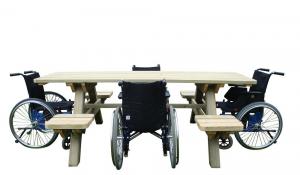 Tillgängliga bänkbordet 4+4