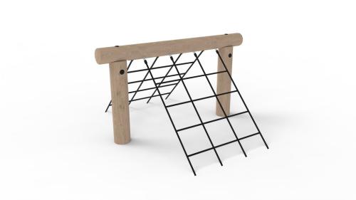 Robiniaram med 2 st. Klätternät