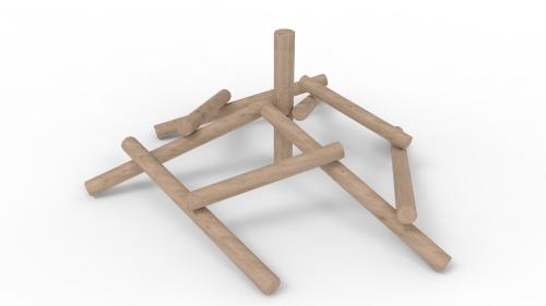 KLÄTTERPYRAMID I ROBINIA