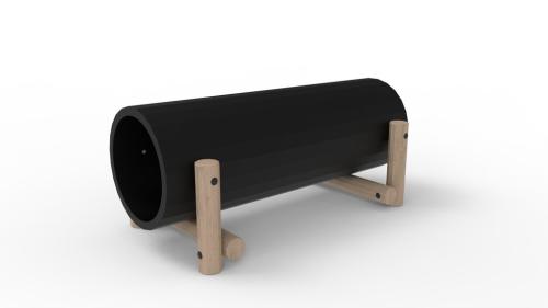 KRYPRÖR MED ROBINIASTOLPAR