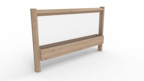 SINNESVÄGG NR. 3. BLOMLÅDA OCH TRÅDNÄT