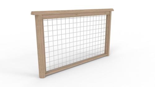 SINNESVÄGG NR. 5. SPALIER MED ARMERINGSNÄT