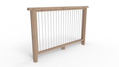 Sinnesvägg NR.8 - Vägg med stänger